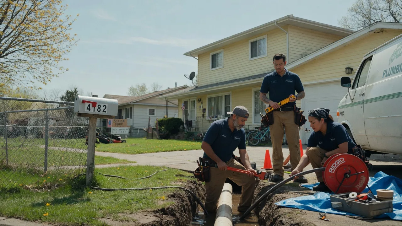 Gas Line Repair in Marcellus, MI near me